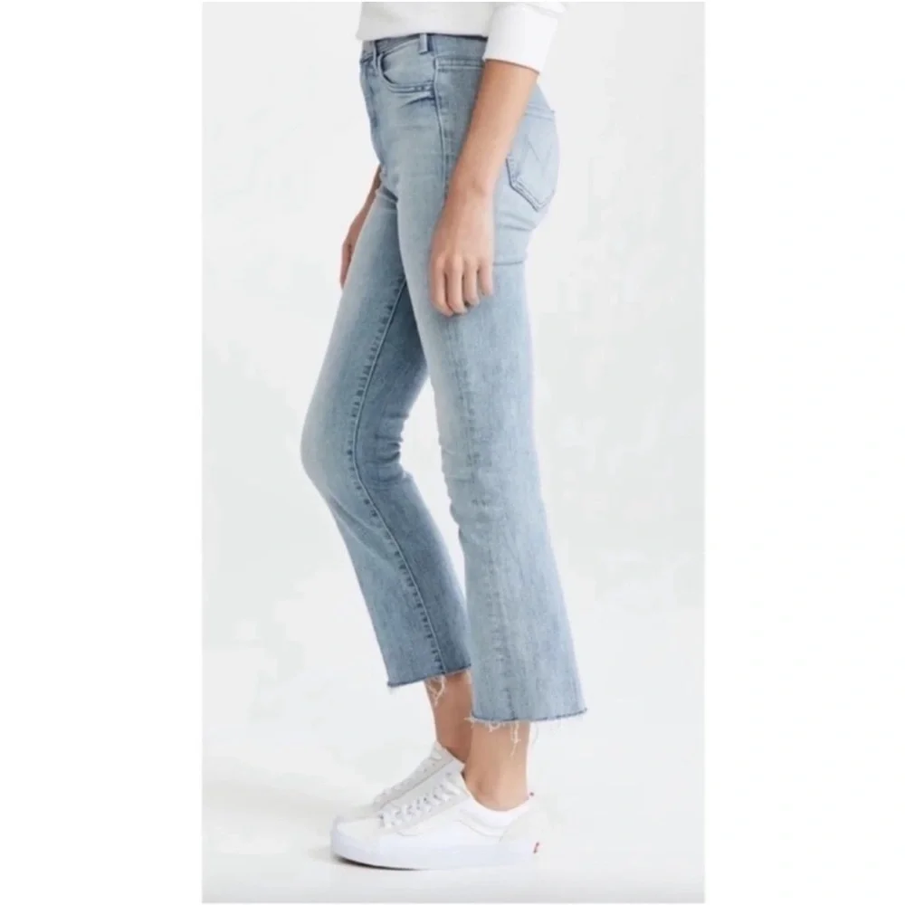 MOTHER Jeans The Hustler Ankle Fray in Knock on Wood